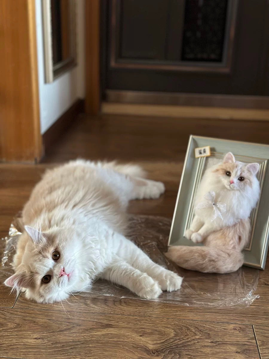 pet wool felt photo frame